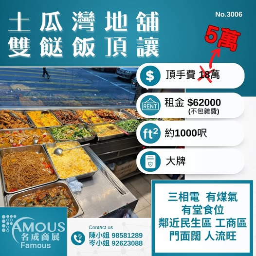 土瓜灣兩餸飯頂讓
